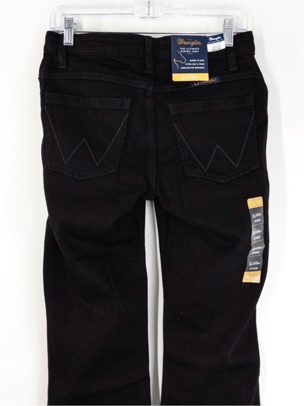 NEW Wrangler Women's 27x36 Willow Bootcut Ultimate Riding Jeans Black Western - Picture 3 of 10